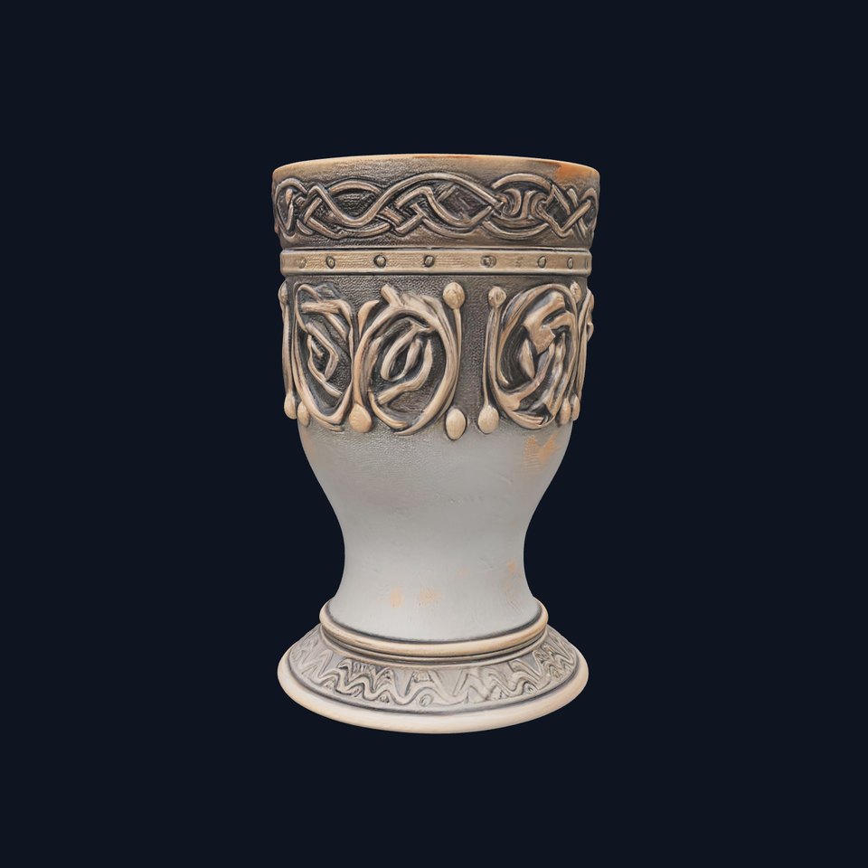 Ornate Bronze Goblet model pack